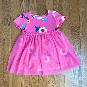 Hanna Anderson Floral Soft Tulle Dress